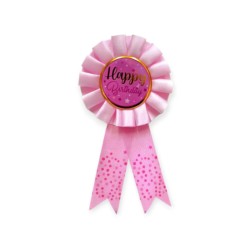Broche Feliz Cumpleaños Rosa