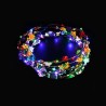 Corona de flores luminosa led