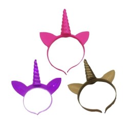 Diadema unicornio luminoso led
