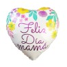 Globo corazón feliz día mamá