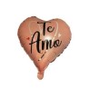 Globo corazón rosa Te amo