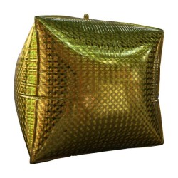 Globo cubo Orbz dorado