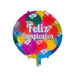 Globo Feliz Cumpleaños Colores