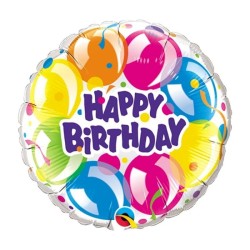 Globo de cumpleaños globos brillantes