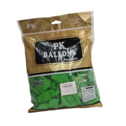Globo látex PK Balloons Verde 50 pzas