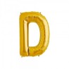 Globo metálico de 16" letra D
