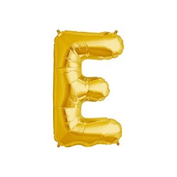 Globo metálico de 32" letra E