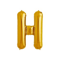 Globo metálico de 32" letra H