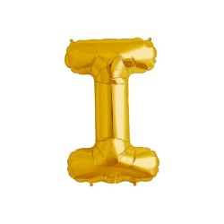 Globo metálico de 16" letra I