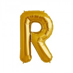 Globo metálico de 32" letra R