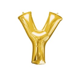 Globo metálico de 32" letra Y