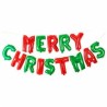 Letrero de globo frase Merry Christmas