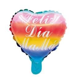 Globo multicolor Feliz día mamá