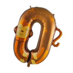 Globo número 0 de 40 pulgadas Chango