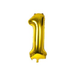 Globo metálico de 32" número 1