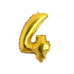 Globo metálico de 32" número 4