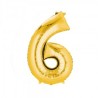 Globo metálico de 16" número 6