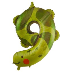 Globo número 9 de 40 pulgadas Tortuga