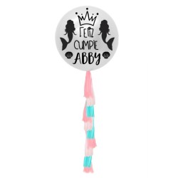 Globo personalizado de 17" sirena