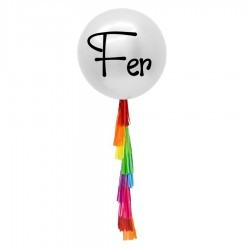 Globo personalizado de 24" nombre