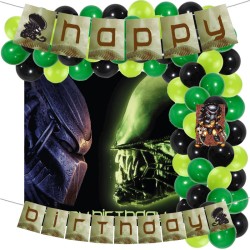 Kit decorativo Alien vs Depredador