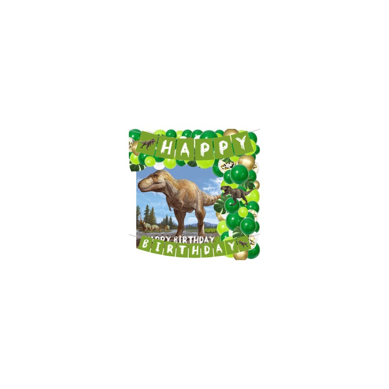 Kit decorativo Dinosaurio Saurus Rex