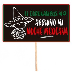 Letrero Selfie Noche mexicana