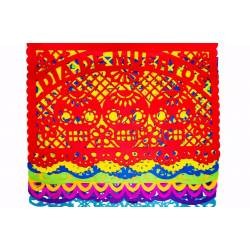 Papel picado día de muertos chico