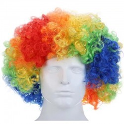 Peluca afro payaso