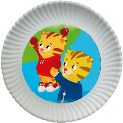 Tayo el pequeño autobus platos