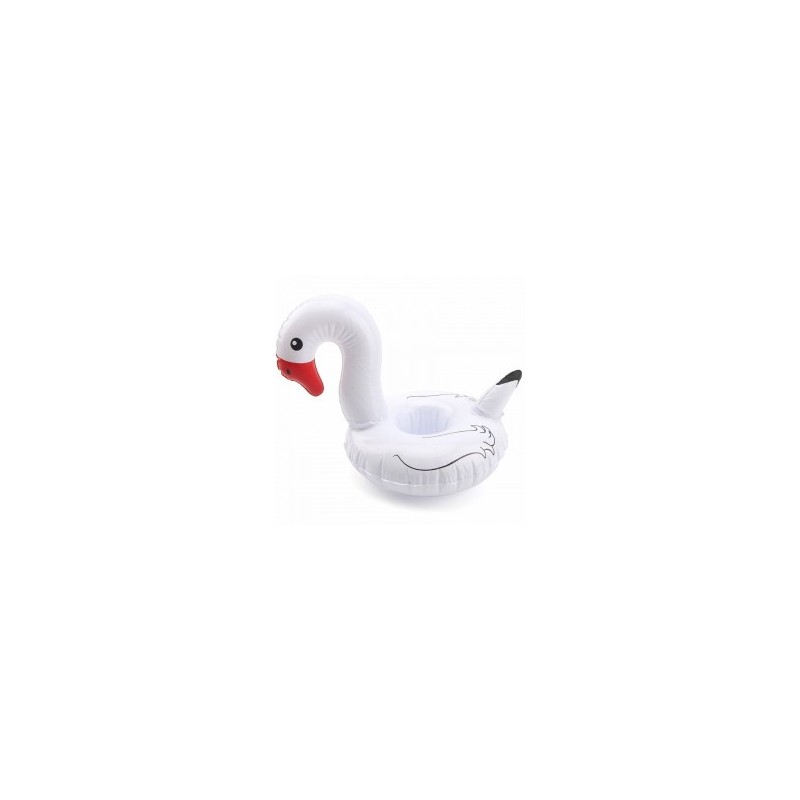 Porta vaso cisne blanco