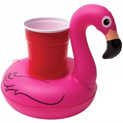 Porta vaso cisne rosa