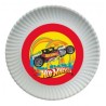 12 platos temática Hot Wheels