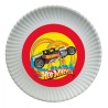12 platos temática Hot Wheels