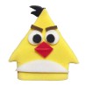 Sombrero de hule espuma Angry bird amarillo