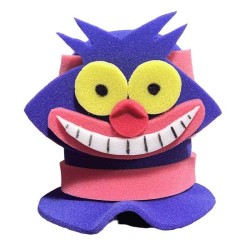 Sombrero de hule espuma Gato sonriente