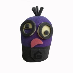 Sombrero minion morado