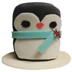 sombrero pinguino bufanda