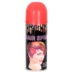 Spray para el cabello color rojo