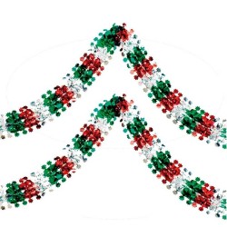 Tira gusano tricolor decoración