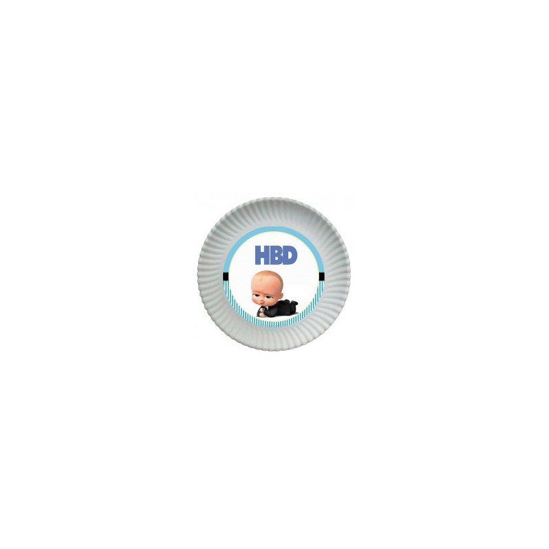 jefe en pañales platos