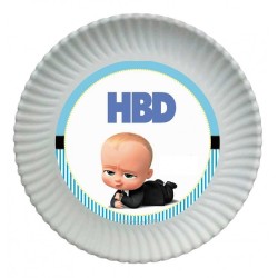 jefe en pañales platos