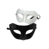 Antifaz carnaval Negro / Blanco